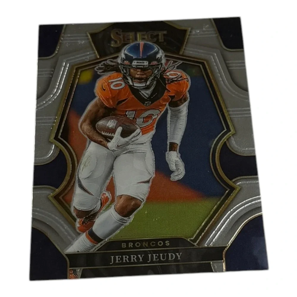 2022 Panini Select Football Jerry Jeudy Denver Broncos Premier Level Card 132